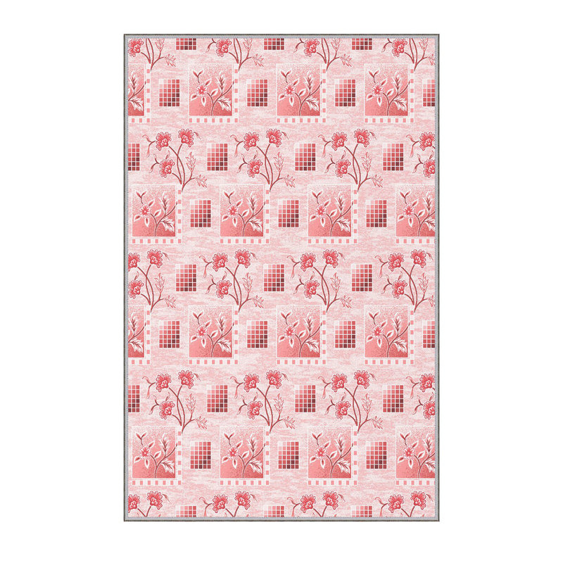 Elegant 3D Printed Area Rug, 4.6 x 7.2 ft | 100% Polyester, 0.31 in Pile Height, Antibacterial | Non-Slip PVC Felt Dot Underside, Machine Washable, Perfect for Living Room or Bedroom, Durable & Stylish Design