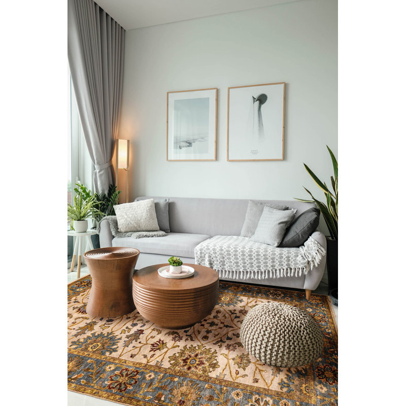 Jules Serapi Ivory Rug 5'0" x 8'0"