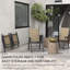 Ensemble de 4 chaises de patio pliantes-88453476