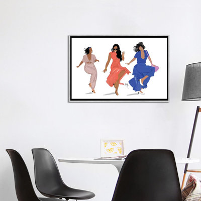 « 3 Brown Girls » par Nicholls Kobi, reproduction d’art