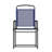 Aubreyana All-Weather Folding PVC-coated Polyester Patio Sling Chairs with Armrests-1075877816