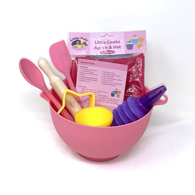 Ensemble de cuisson rose ou bleu Little Pals