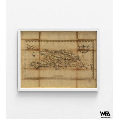 «Saint Domingue» 1796 par cartes anciennes, affiche de carte du vieux Saint-Domingue, carte antique de la République dominicaine, carte de la République dominicaine, impression de carte de la ville