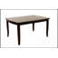 Table de salle à manger espresso moderne avec rallonge papillon et 6 chaises d'appoint, ensemble de meubles de cuisine et de salle à manger en bois d'hévéa durable