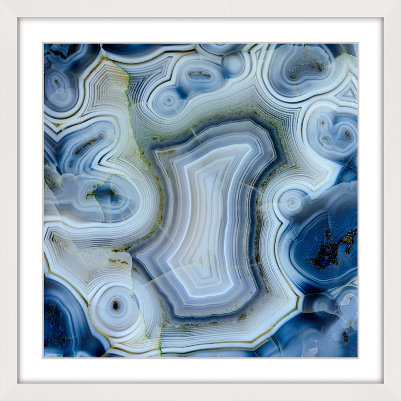 " Partial Separation " by Marmont Hill, 24" H x 24" W x 1.5" D, White Framed