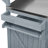 53.3" Outdoor Kitchen Island With Raised Shelf-1110172484