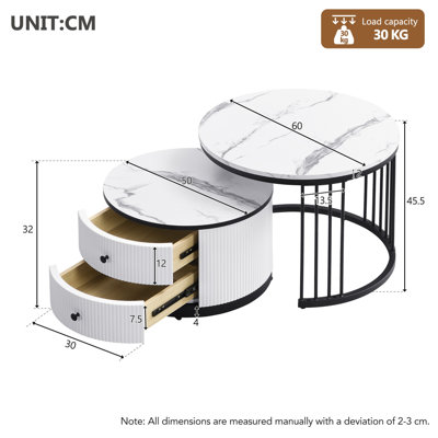Adio Coffee Table with Storage