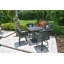 Chaise de patio pivotante avec coussin