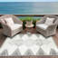 Tapis intérieur / extérieur beige Everly-709097537
