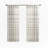 otton Printed Curtain Panel with tassel trim and Lining(Only 1 Pc Panel)