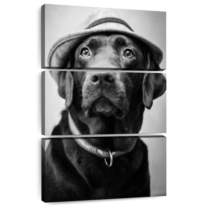 Brampt Black Labrador Boss, 32" H x 20" W