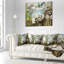 Pommier en fleurs avec fleurs blanches - coussin à imprimé floral-29598287-29598291