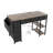 47" Computer Desk With Power Outlet,Writing Desk With 7 Fabric Drawers,Vanity Table Drawers And Large Side Pocket-111949678