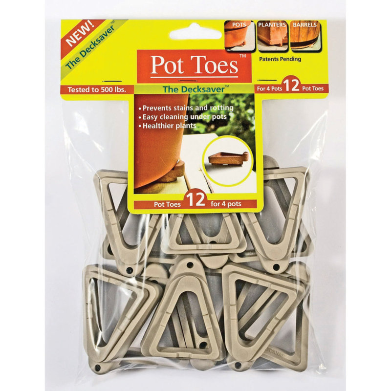 Planter Feet, Light Gray