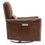 Fauteuil inclinable électrique pivotant en cuir véritable Nikolas Saint (ensemble de 2)-121439191