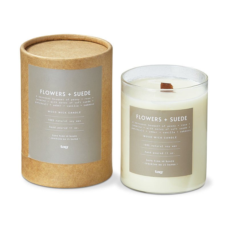  Flowers + Suede Frag Candle