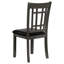 Ensemble de 2 chaises latérales à dossier en treillis-118734578