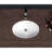 Modern White Ceramic Bathroom Sink - 19X16 Inches, Oval Undermount With Overflow, Stain , Chic Overflow 19"X16", White, Practical Fixture