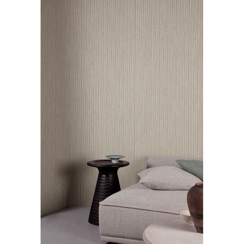 Papier peint texturé non tissé non tissé Featherstone Pi., Crème, crème