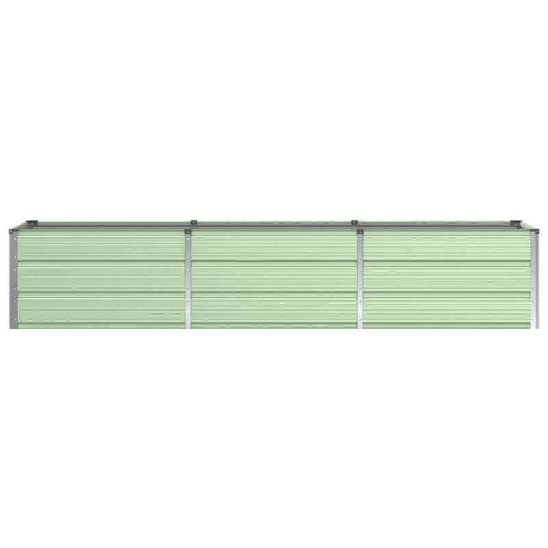 Planter Steel, 45cm H x 240cm W x 80cm D, Green