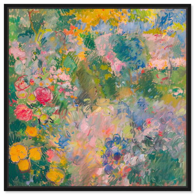 Vintage Flowers "Hues of Happiness I" Print