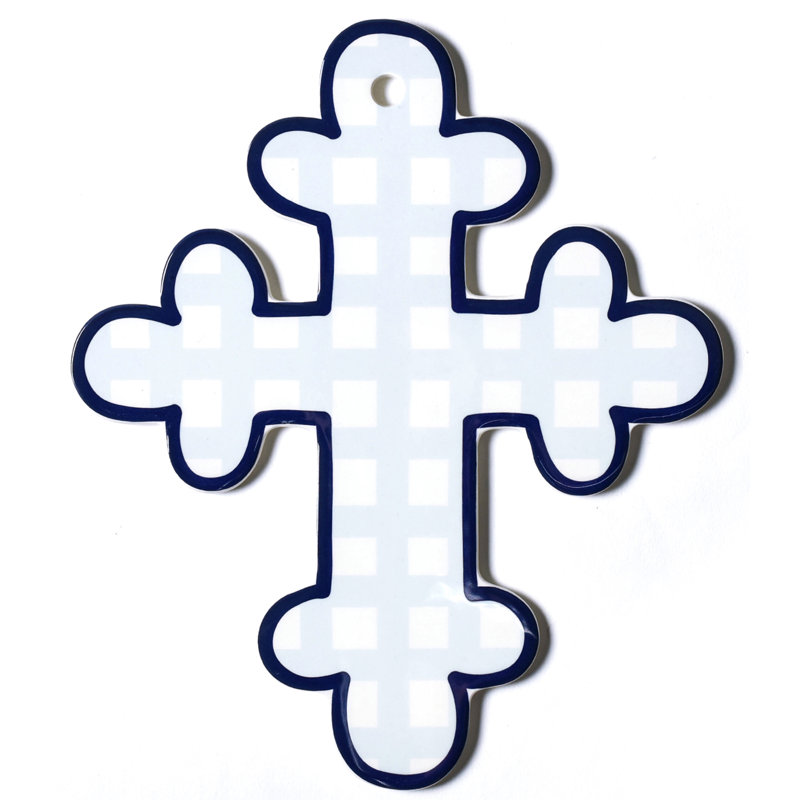 Handmade Religious & Spiritual Wall Decor on Ceramic, Blue