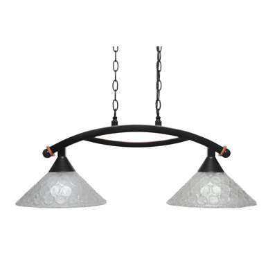 Eisenhauer 2-Light Kitchen Island Linear Pendant