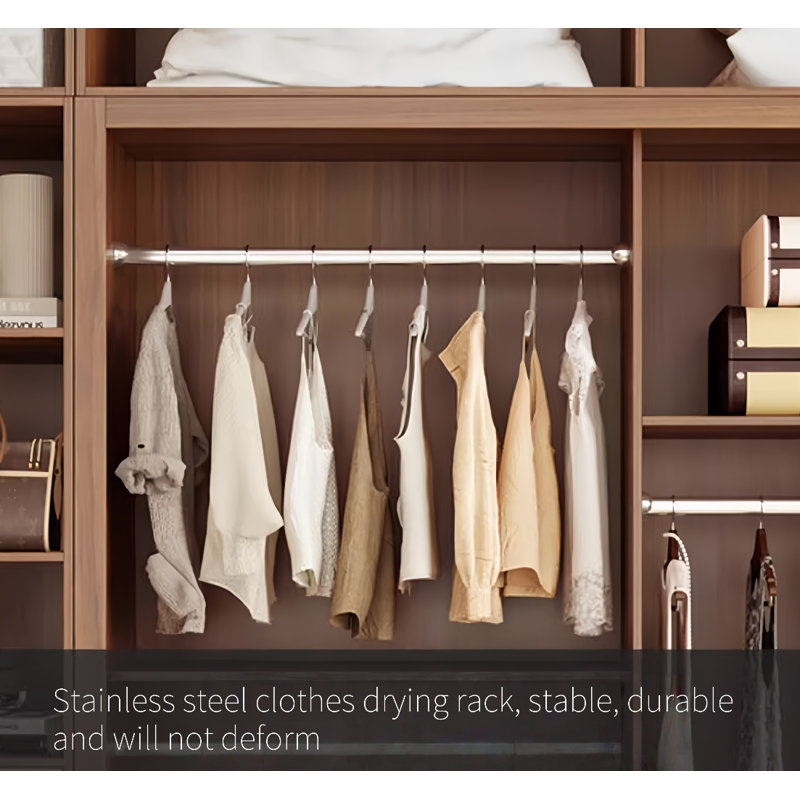 Luxurious And Simple Wardrobe, 83" H x 71" W x 24" D