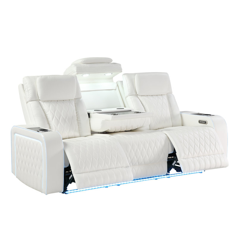 Pelayo Electra 2PC Ice, 2PC Set (Sofa, Loveseat), White