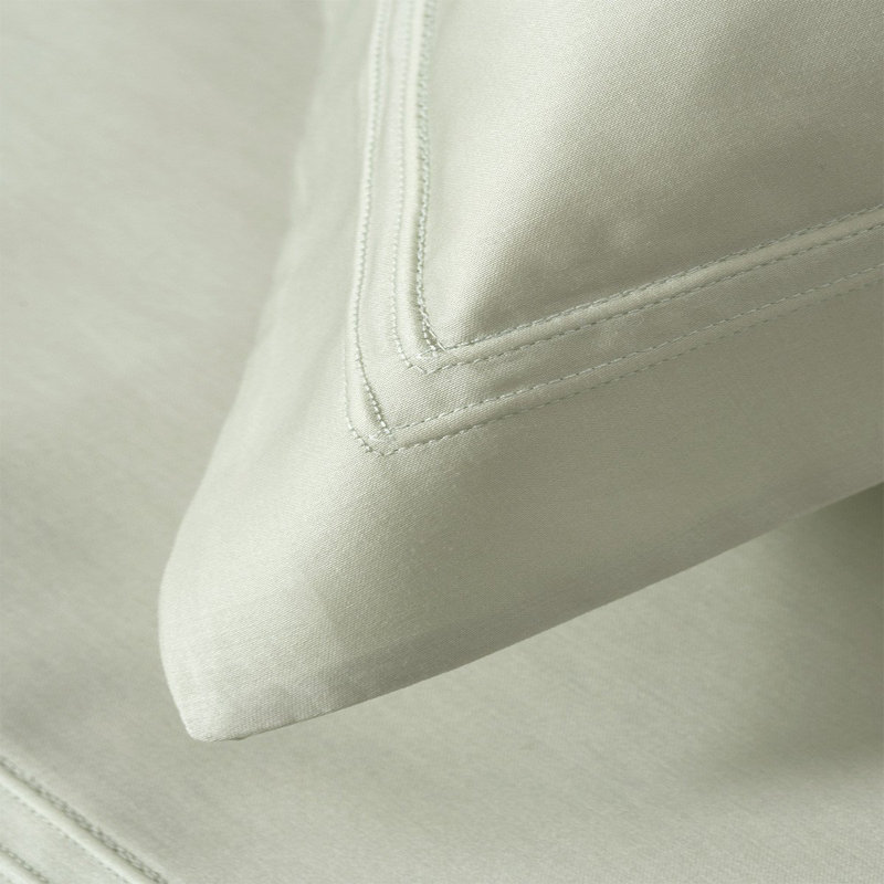 Triomphe Sateen Pillow Sham, Boudoir, Fjord