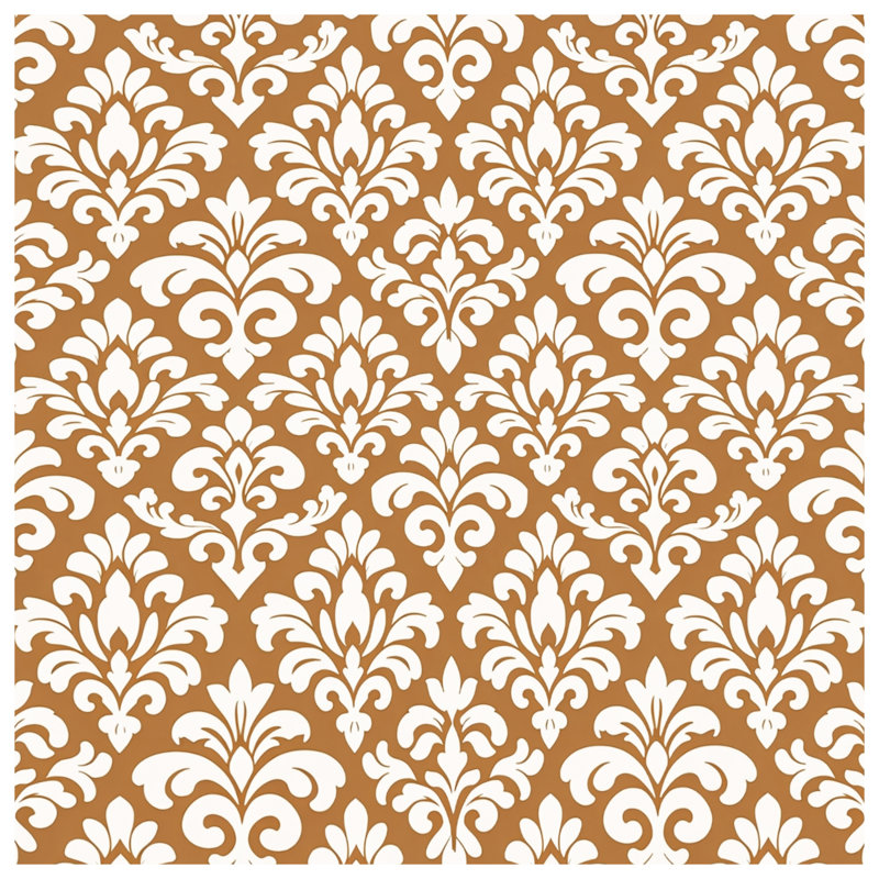 Housses de couette blanches à motif damassé, King