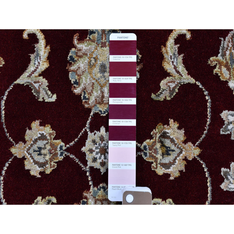 Stijn One-of-a-Kind 5' Round Area Rug in Red