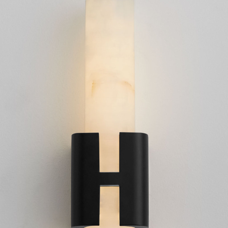 Nkiru 2LT CCT SCONCE - AGB, Matte Black