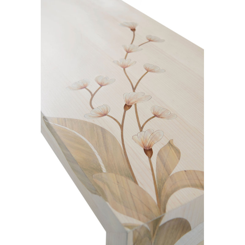 Bouquet 56.5'' W Console Table, Buttercream