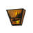 Rustic Lodge Flush Mounted Sconce-124967849-124967852