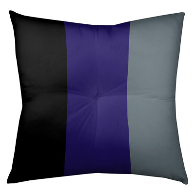 Striped Reversible Throw Pillow