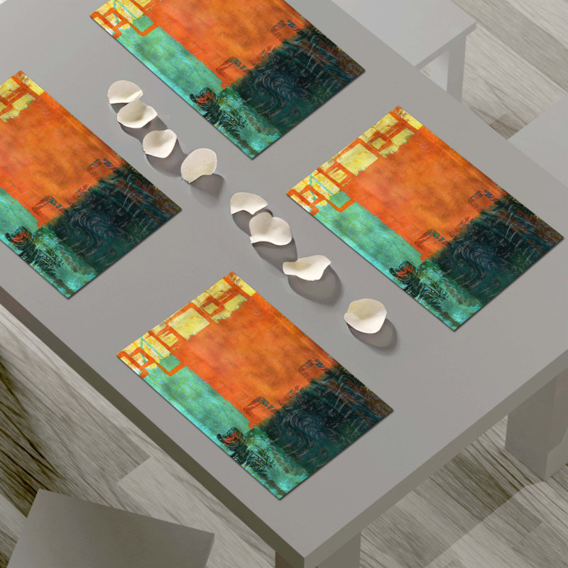 Polyester Abstract Placemat