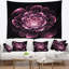 Tapisserie florale mauve à motif floral-28488037