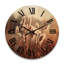 Horloge murale en bois massif Hima-1033111748