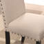 Ensemble de salle à manger 5 pièces, table à manger croisée avec 4 chaises élégantes-330168584
