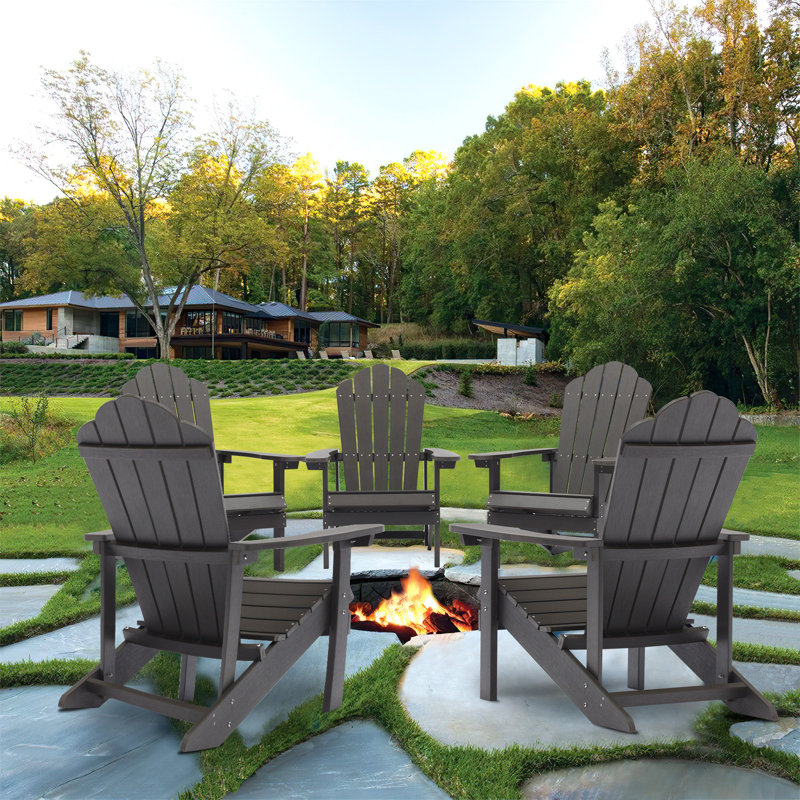 Chaise Adirondack Yonds Hips, Gris anthracite