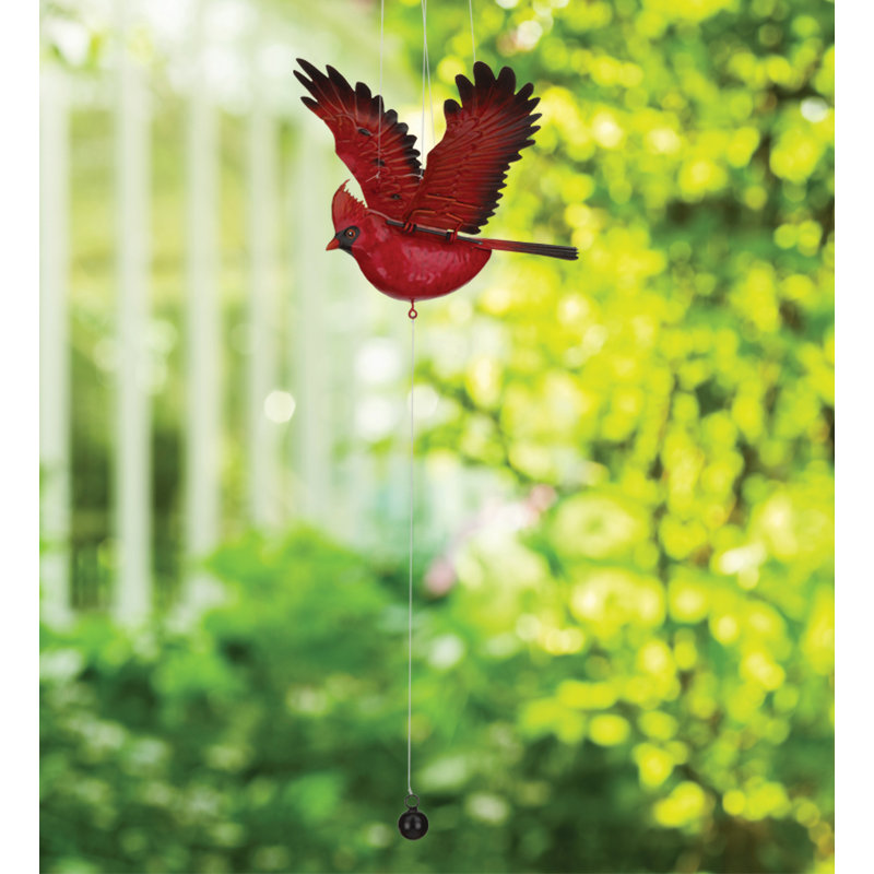 Mobile oiseau en vol - Cardinal