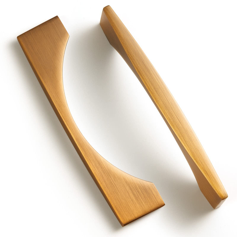 Bar Pull, 5", Brushed Bronzed Brass
