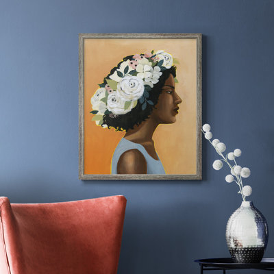 Modern Laurel I Premium Framed Canvas - Ready to Hang
