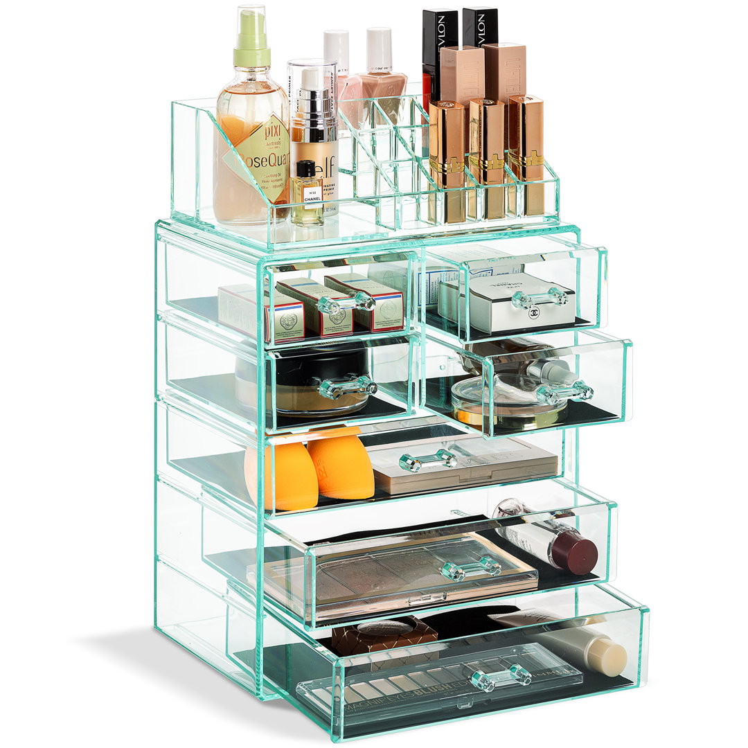 Sorbus Medium Makeup Organizer Set with 7 Drawers and Top Shelf Sorbus