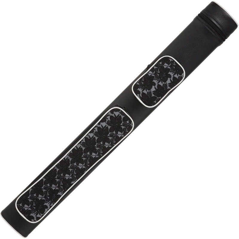 14" Pool Cue Case, Black/White