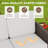 5-Person Mix Brown Rattan Patio Outdoor Wicker Spacious Lounge Chair Conversation Set Sofa Seating Group with Cushion-498293574