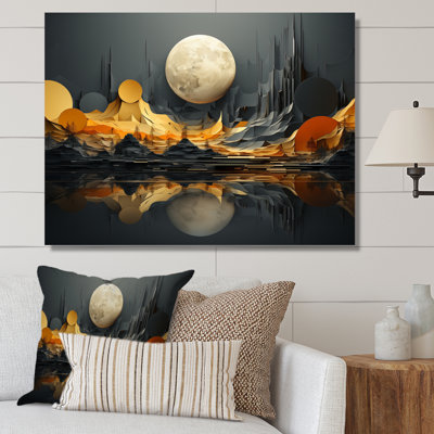 " River Flowing Waters Collage III "
