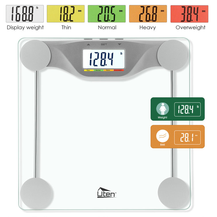 Scale for Body Weight and Fat Percentage, Bveiugn Digital Accurate Bathroom  S