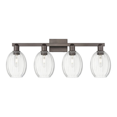 Eldon - 4 Light 36" Bell Shade Bath Vanity Light